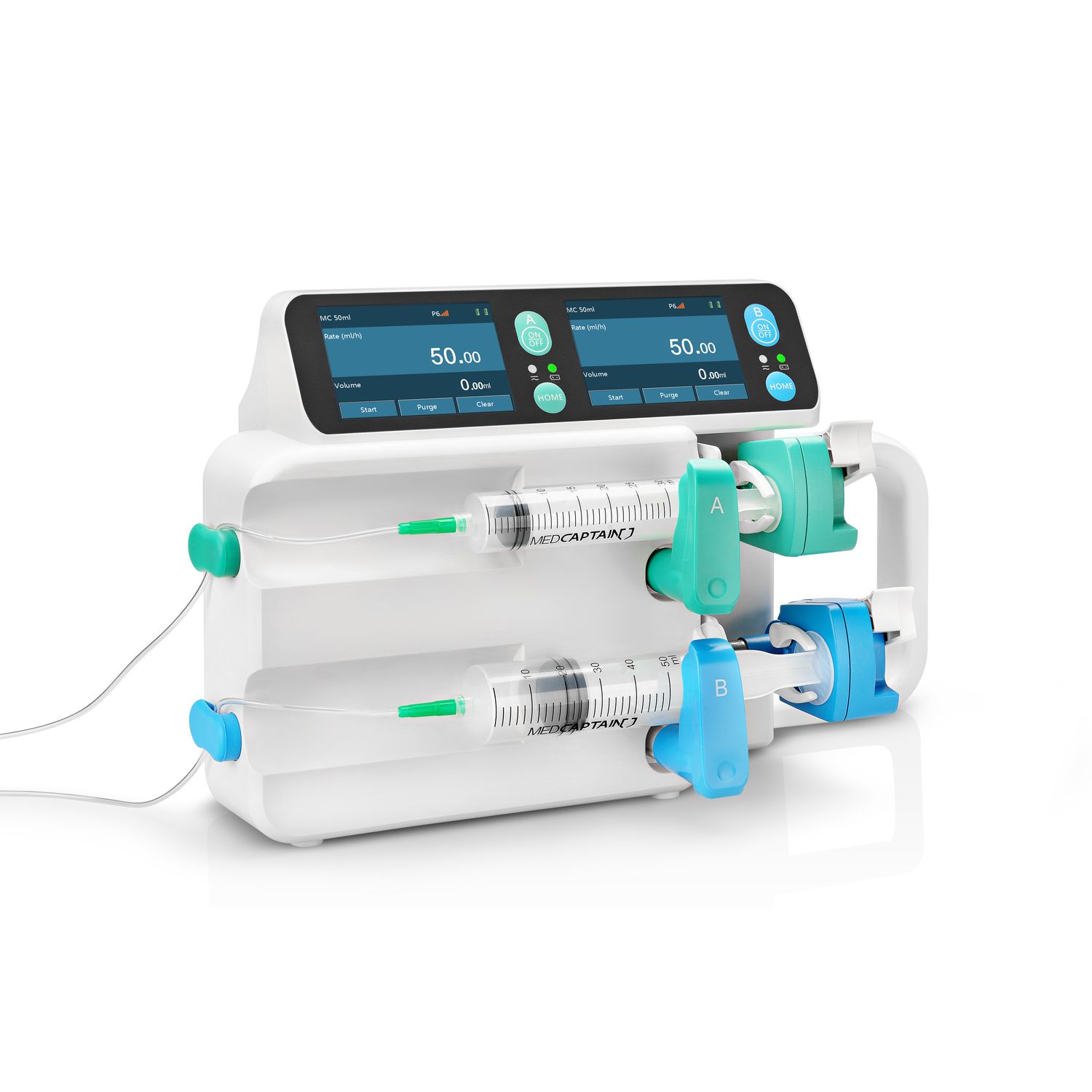Bomba de infusão de 2 vias - SYS-52 - Medcaptain Medical