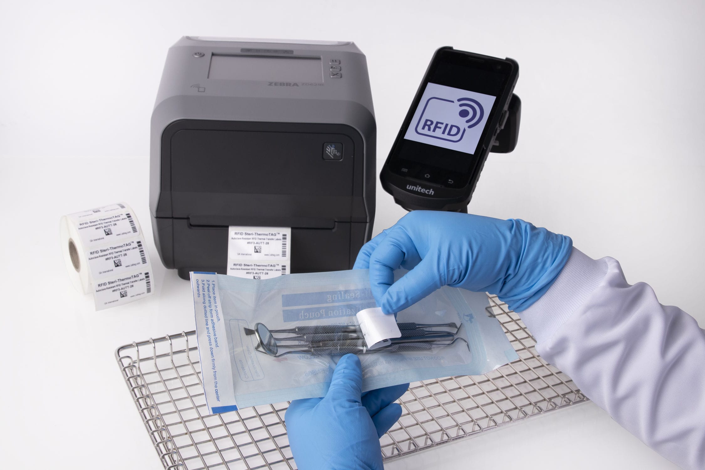 Etiqueta para frascos de armazenagem - RFID Steri-ThermoTAG™ - GA ...