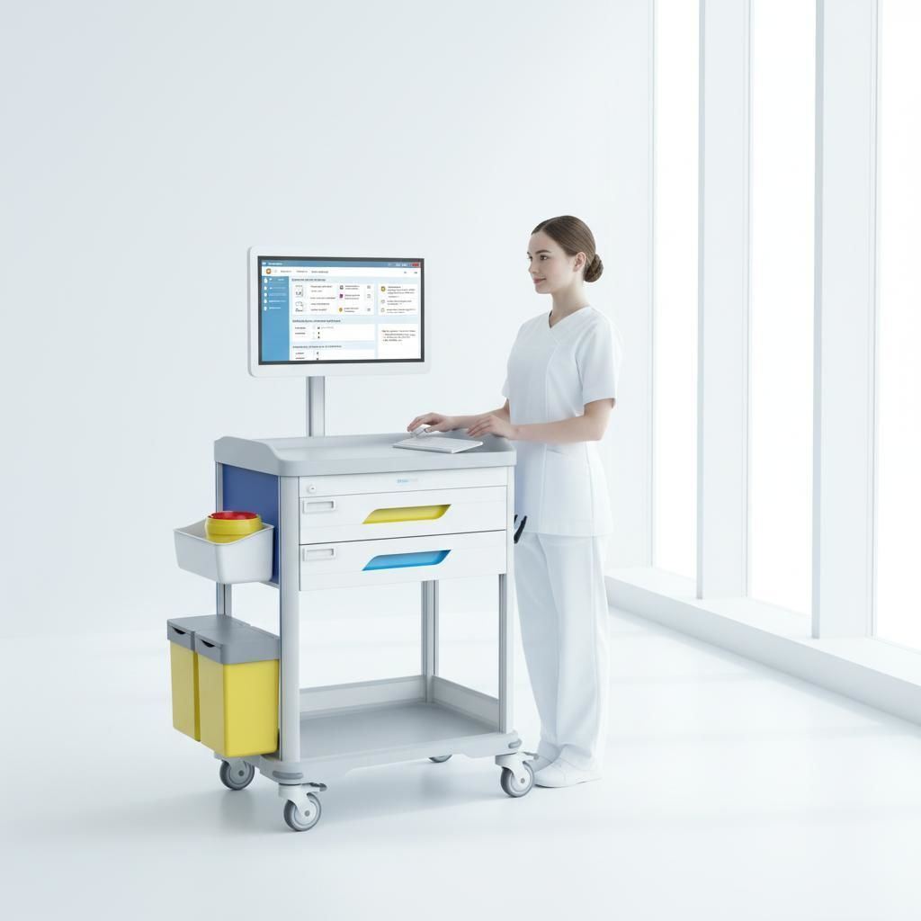 Carrinho para computador médico-hospitalar - FG-V-10 - Fangge Medical ...