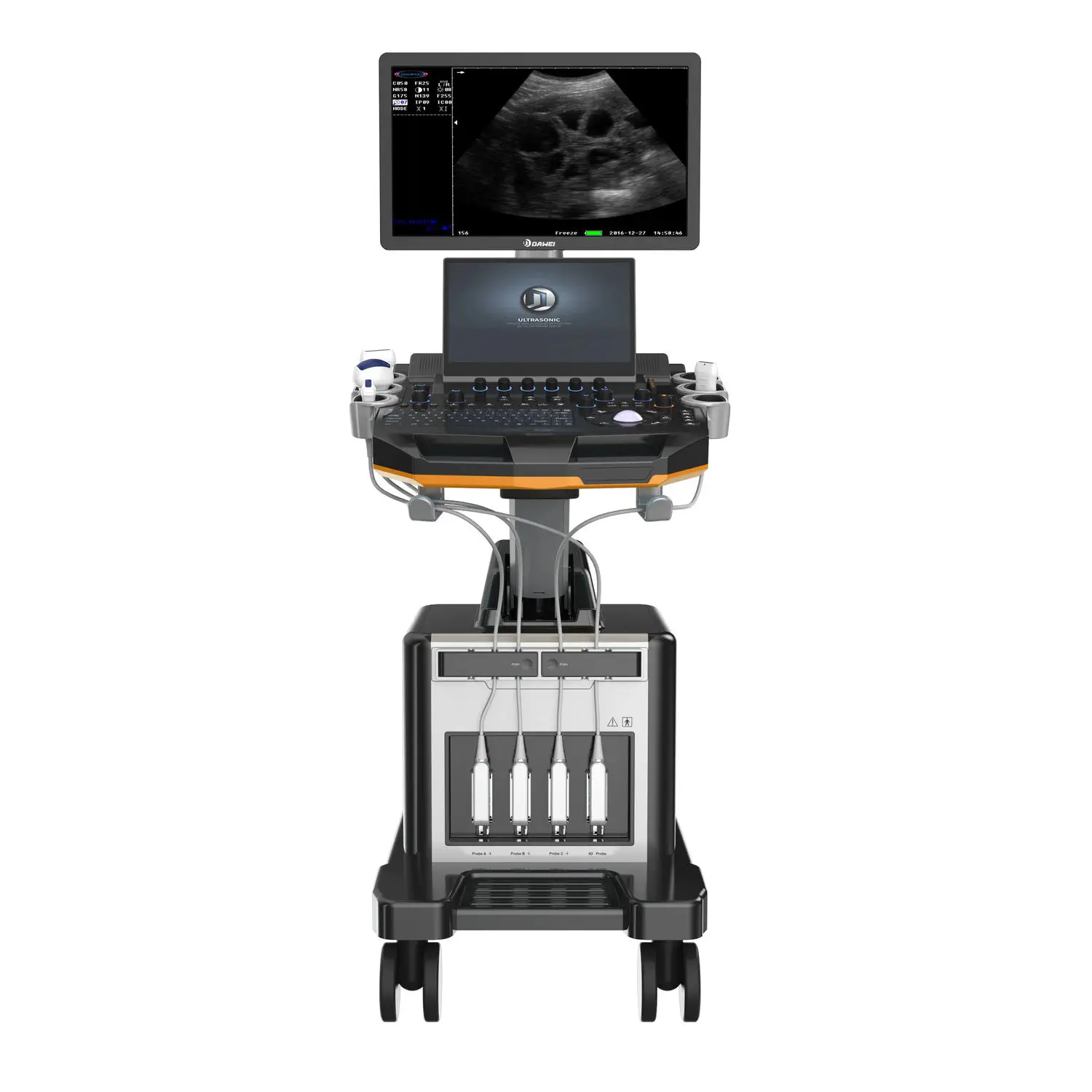 Aparelho de ultrassom com carrinho - DW-T60 - Dawei Medical