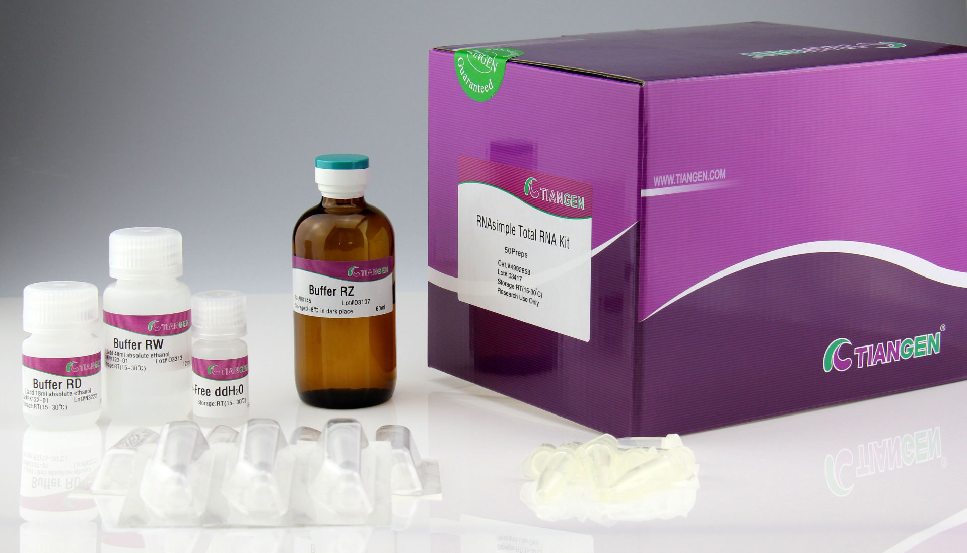 Reagente Em Solução Rnasimple Total Rna Kit Tiangen Biotech Para