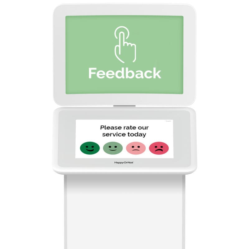Totem interativo de pesquisa de satisfação - Smiley Touch™ - HAPPYORNOT