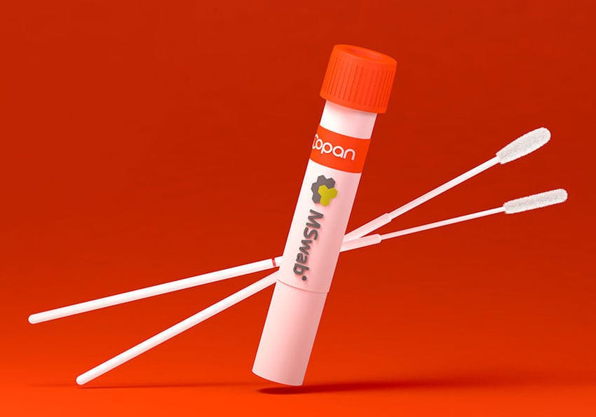 Swab para laboratório MSwab® Copan Italia de vírus do herpes simples / de bactérias / para DNA