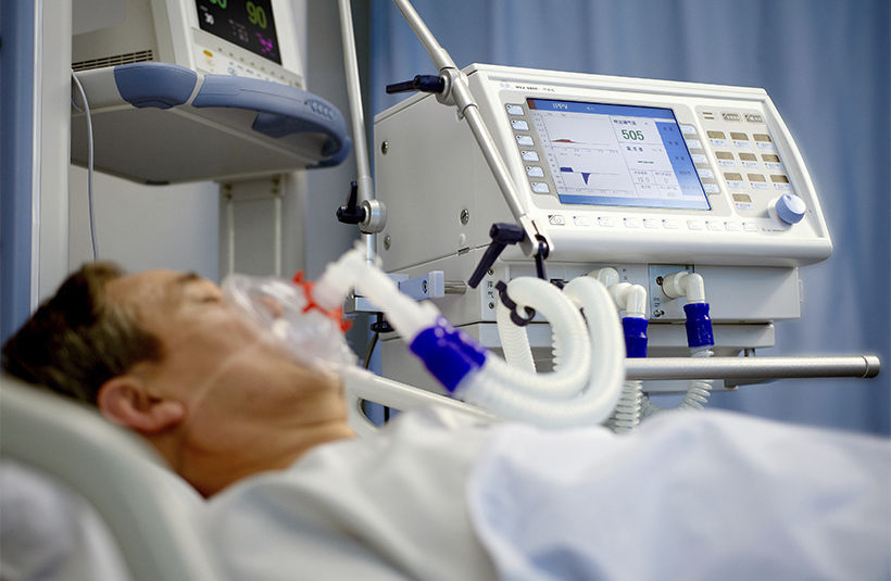 Ventilador pulmonar mecânico HVJ880C+ Landwind Medical de reanimação / CPAP / com rodízios