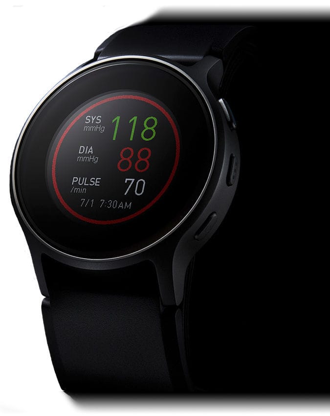 smartwatch pressão arterial omron