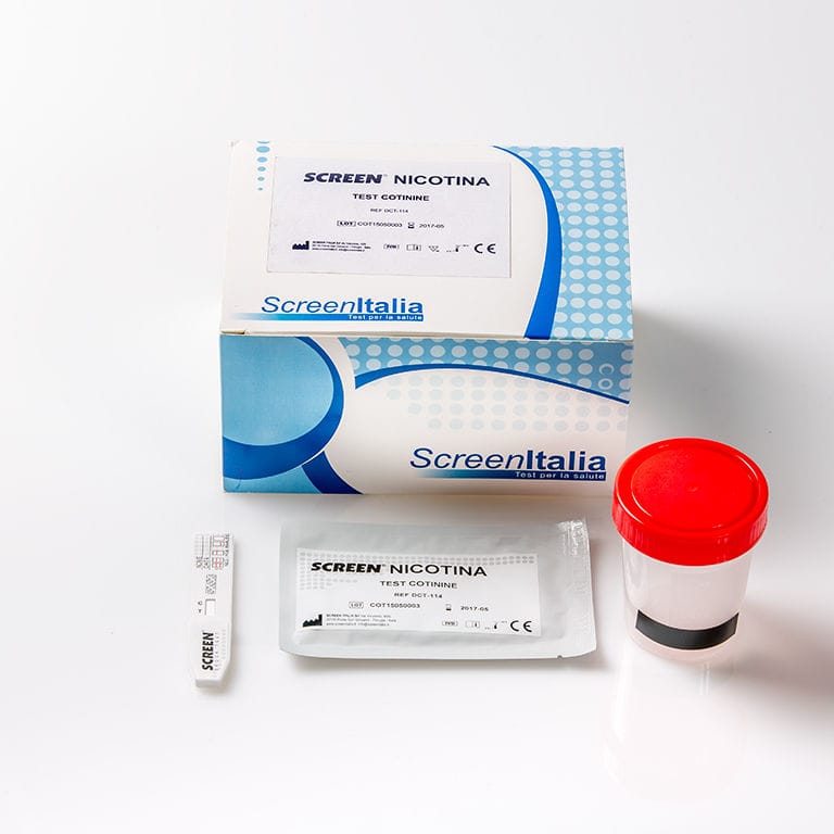Teste rápido toxicológico SC101940 Screen Italia Srl de cotinina / de urina / de saliva Teste rápido toxicológico SC101940 Screen Italia Srl de cotinina / de urina / de saliva