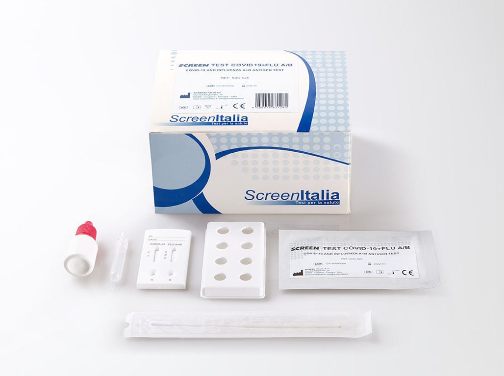 Kit de teste de COVID-19 - SCREEN COVID-19+FLU A/B - Screen Italia Srl