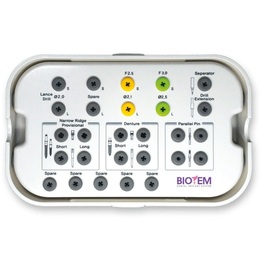 Kit de instrumentos para implante dentário - MR - BIOTEM.Co.,Ltd