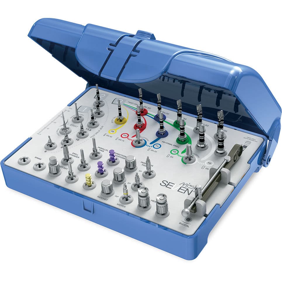 Kit de instrumentos para cirurgia odontológica SEVEN MIS Implants