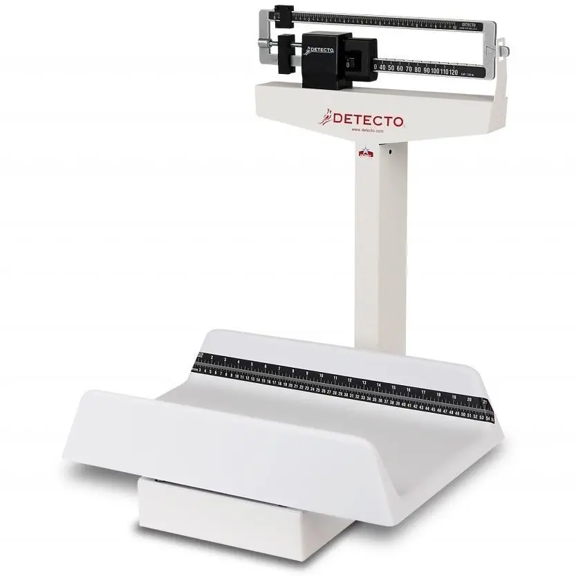 Balança Mecânica Para Bebês 450 Series Detecto Scale Com Régua E Cursor De Mesa Detecto Scale