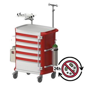 Carro Transporte Medicamentos con 6 Gavetas MK-C03