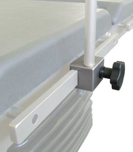 fixador para mesa cirúrgica em aço inoxidável