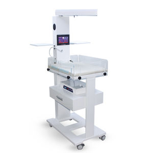 mesa de reanimação neonatal com rodízios / Trendelenburg