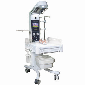 mesa de reanimação neonatal com rodízios