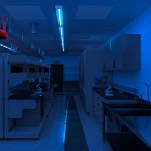 luminária de desinfecção