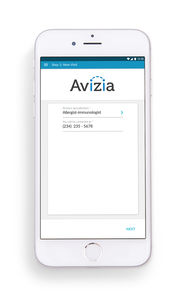 aplicativo para iOS para smartphone / de gestão de dados / de telessaúde