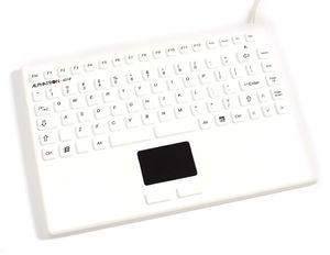 teclado hospitalar com touchpad