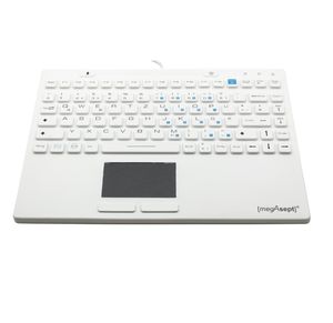 teclado hospitalar com touchpad