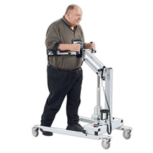 elevador de transferência vertical elétrico / com rodízios / para pacientes obesos