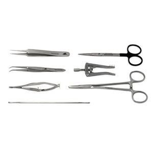 kit de instrumentos veterinários para cirurgia geral