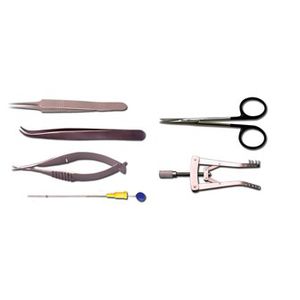 kit de instrumentos veterinários para cirurgia geral