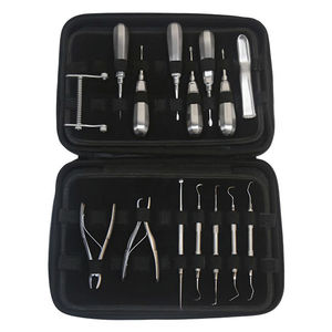 kit de instrumentos veterinários para cirurgia odontológica