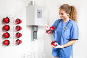 sistema de correio pneumático para hospital / automático