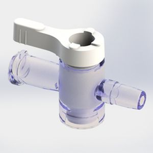 conector de infusão com torneira