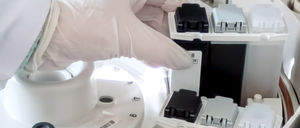recipiente para amostras de laboratório