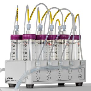 suporte de laboratório para tubos de coleta