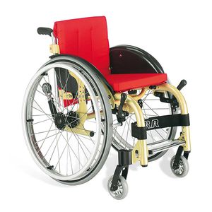 cadeira de rodas manual / infantil / para ambientes externos / para ambientes internos