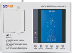 eletrocardiógrafo para ECG em repouso