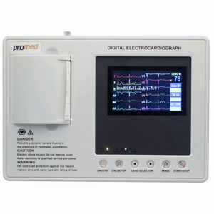 eletrocardiógrafo para ECG em repouso