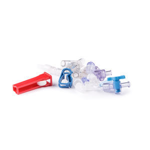 conector de infusão reto