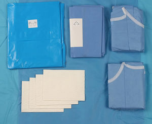 kit médico para cirurgia oftalmológica