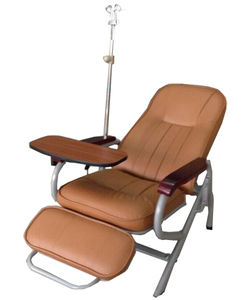 poltrona para coleta de sangue manual / de 3 seções / com apoio para pernas / com ajuste de inclinação