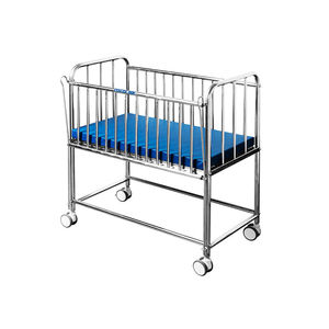 cama para hospital / manual / de altura fixa / com rodízios
