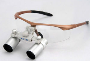 lupa binocular com armação