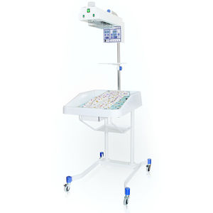 mesa de reanimação neonatal com lâmpada para fototerapia