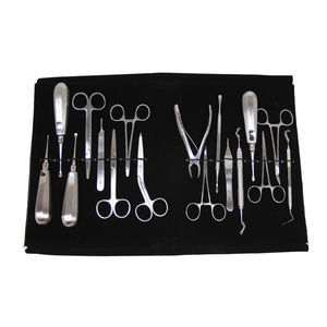 kit de instrumentos veterinários para exodontia