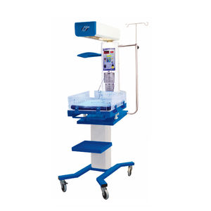 berço aquecido neonatal com rodízios