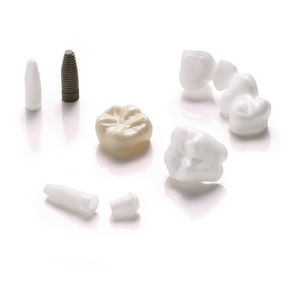 coroa dentária em zircônia