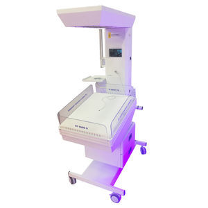 berço aquecido neonatal com lâmpada para fototerapia