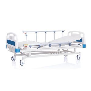 cama para hospital / manual / de altura fixa / com rodízios