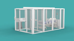 sala de isolamento para montagem