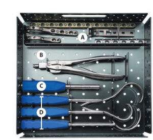 kit de instrumentos para traumatologia