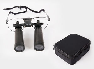 lupa binocular com armação