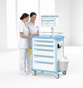 carrinho para computador médico-hospitalar 1