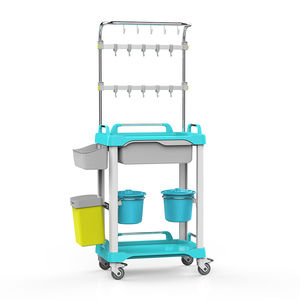 carrinho com suporte para saco médico-hospitalar