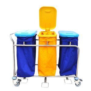 carrinho para roupa suja